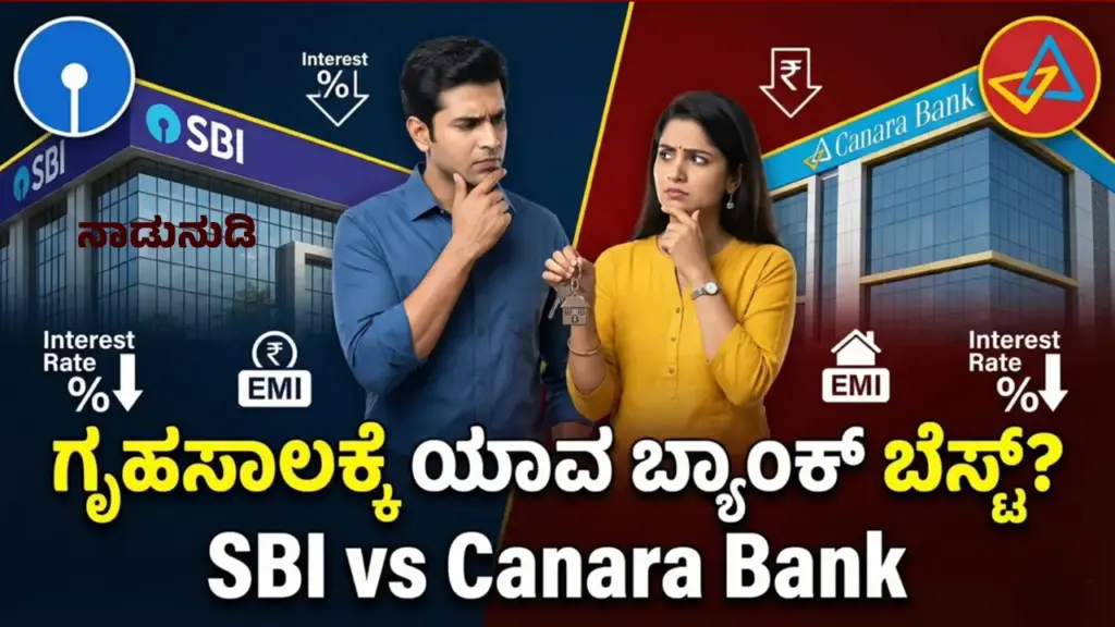 Comparison of SBI and Canara Bank home loan interest rates