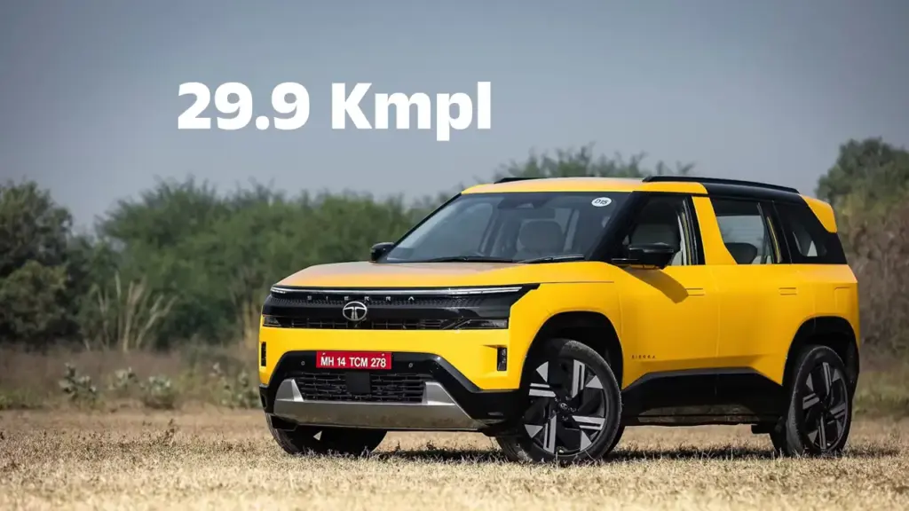 Sierra Mileage: ಟಾಟಾ Sierra ಕಾರಿನ ಮೈಲೇಜ್ ಎಷ್ಟು? ಬುಕ್ ಆಫ್ ರೆಕಾರ್ಡ್ ಸೇರಿದ ಟಾಟಾ Sierra ಮೈಲೇಜ್ Tata Sierra SUV achieving 29.9 kmpl fuel efficiency record during NATRAX test track run in Indore